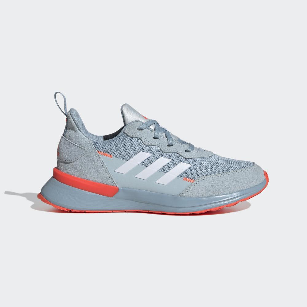 Adidas Boys' RapidaRun Elite Running Shoes Grey/White/Red Ireland FV5050